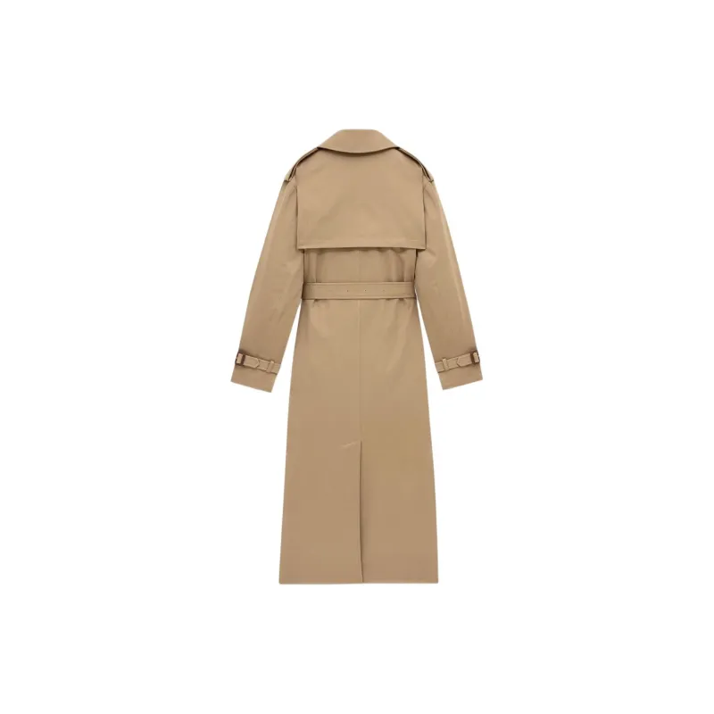 SAINT LAURENT Cotton Trench Coat-2