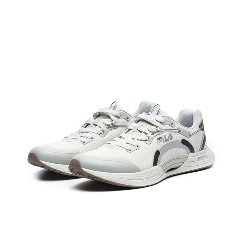 FILA XFT Cushioning Anti Slip And Wear Resistant Low Top Casual Running Shoes Men's Bright Gray-1