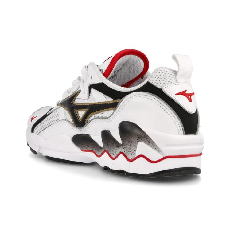 Mizuno Wave Rider 1 White Black Red-2