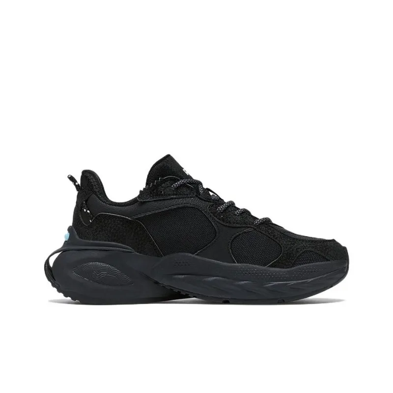 PEAK Attitude Extreme Series Casual Shoes Women's Low Top All Black-1