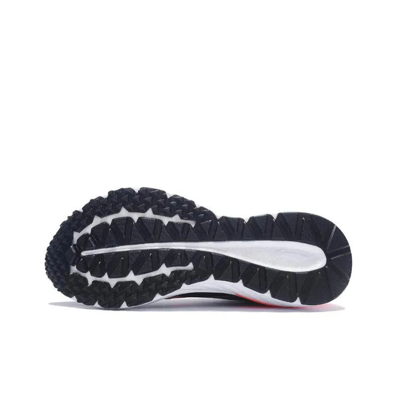 LiNing YueYing 2.0 Cushioning Rebound Reflective Low-Top Running Shoes Black Purple Orange-5