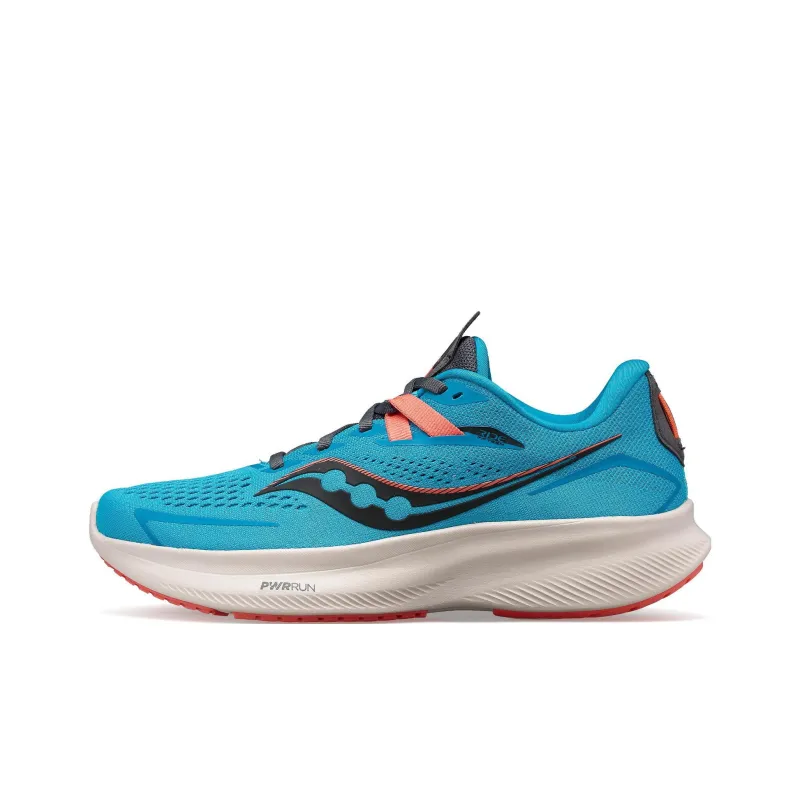 saucony Ride 15 Big Kid 'Ocean'-0