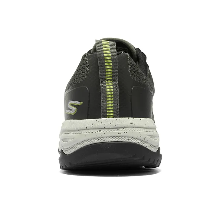 Skechers Go Run Trail Altitude Breathable Low Top Running Shoes Men's Black Green-4