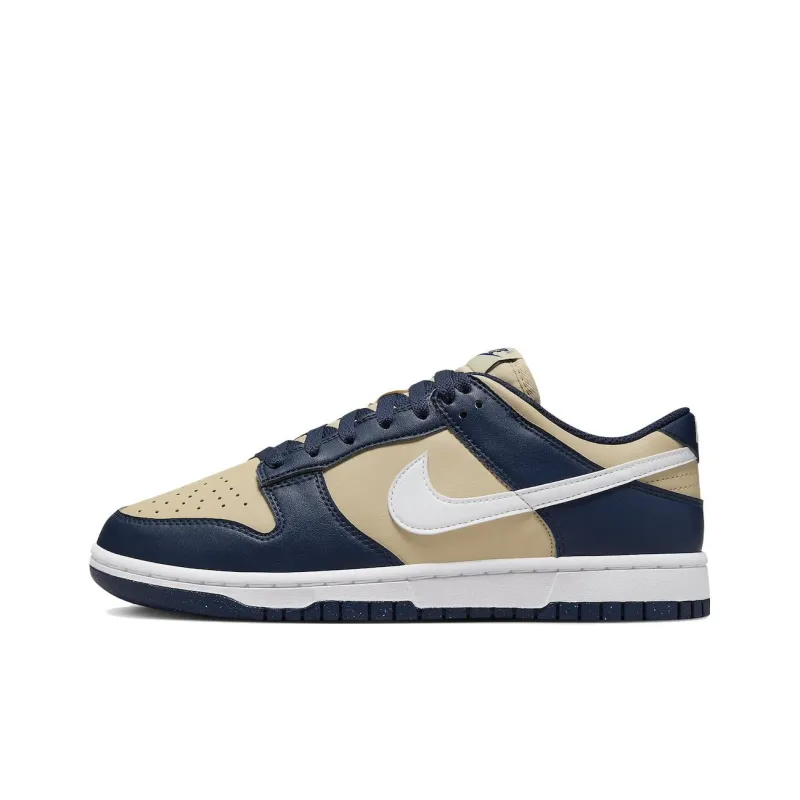 Nike Dunk Low Next Nature Midnight Navy Gold Women's-0