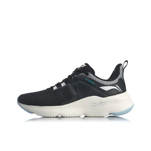 LINING SOFT PLUS Running Shoes Women's Low-Top Black/White