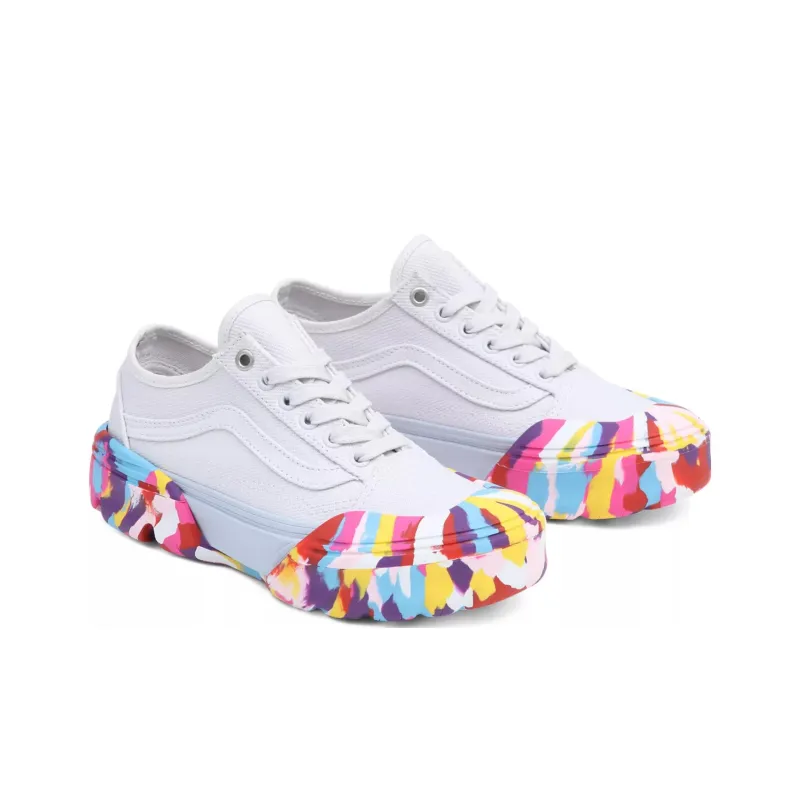 Old Skool Vans Tapered Modular 'Rainbow Swirl' Women's-2