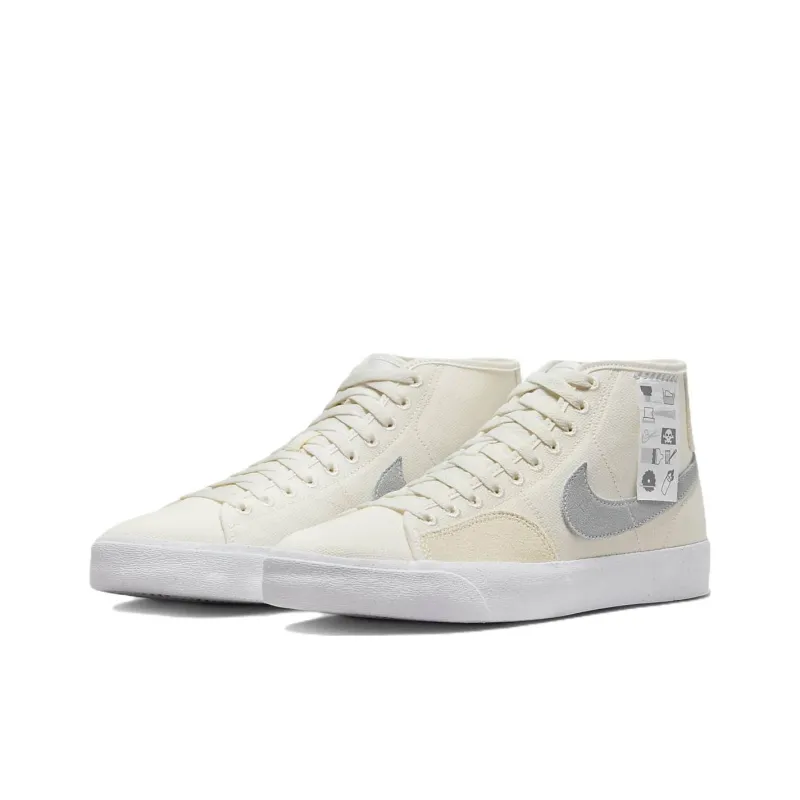 Nike Sb Blazer Court Mid Premium Sou Summit White-2