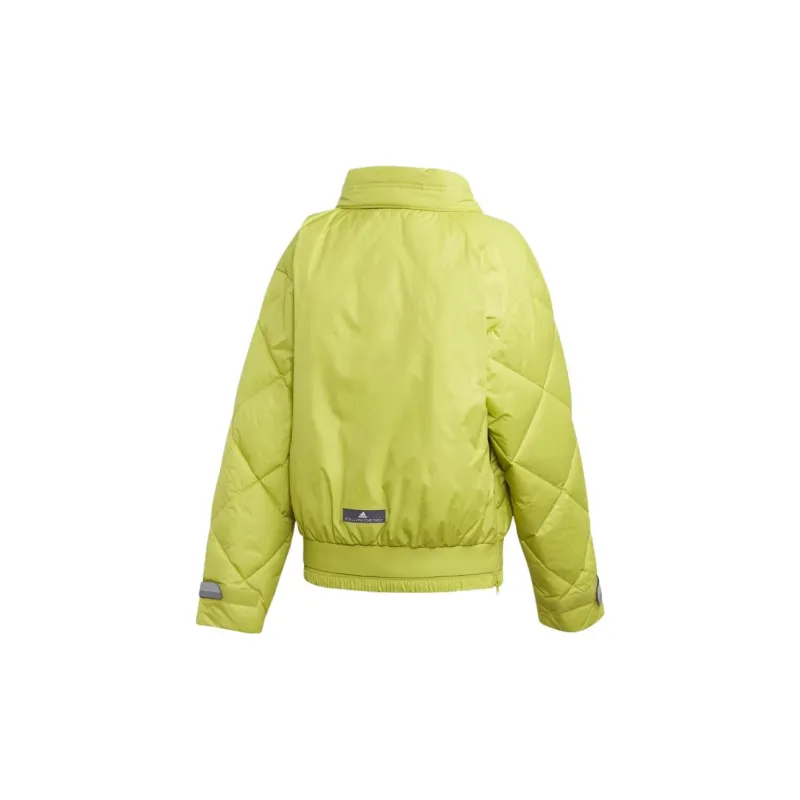 Adidas Athletics Padded Pull On Puffer Jacket Jackets & Coats Women's Half Green-1