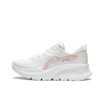 LiNing EazGo Easy Comfort Soft Durable Breathable Low Top Running Shoes Women's White