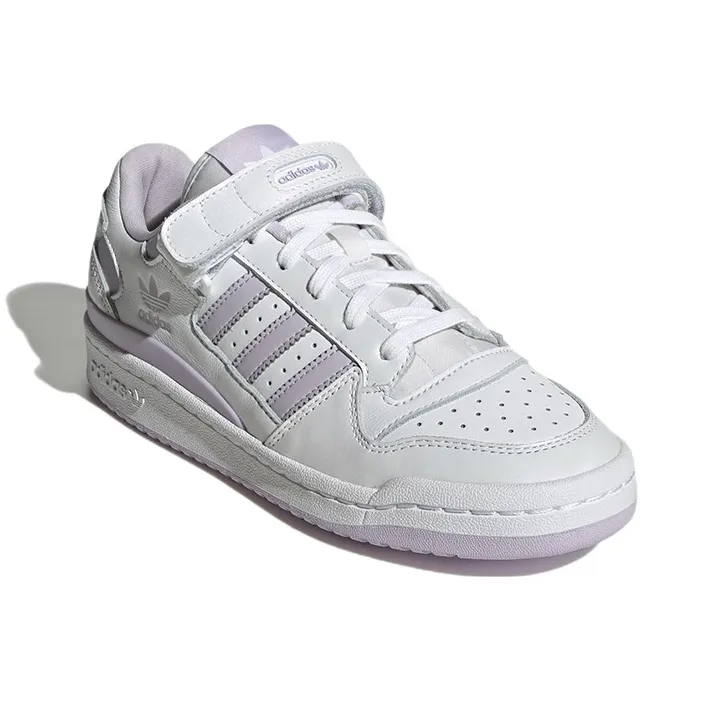 Adidas Forum Low Cloud White Matt Purple Met. Purple Tint Women's-2