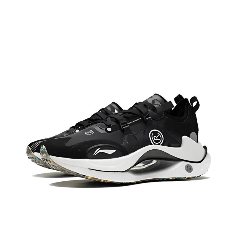 LiNing Jueying CRC Cushioned Anti Slip Wear Resistant Breathable Lightweight Low Top Sports Casual Shoes Women's Black-1