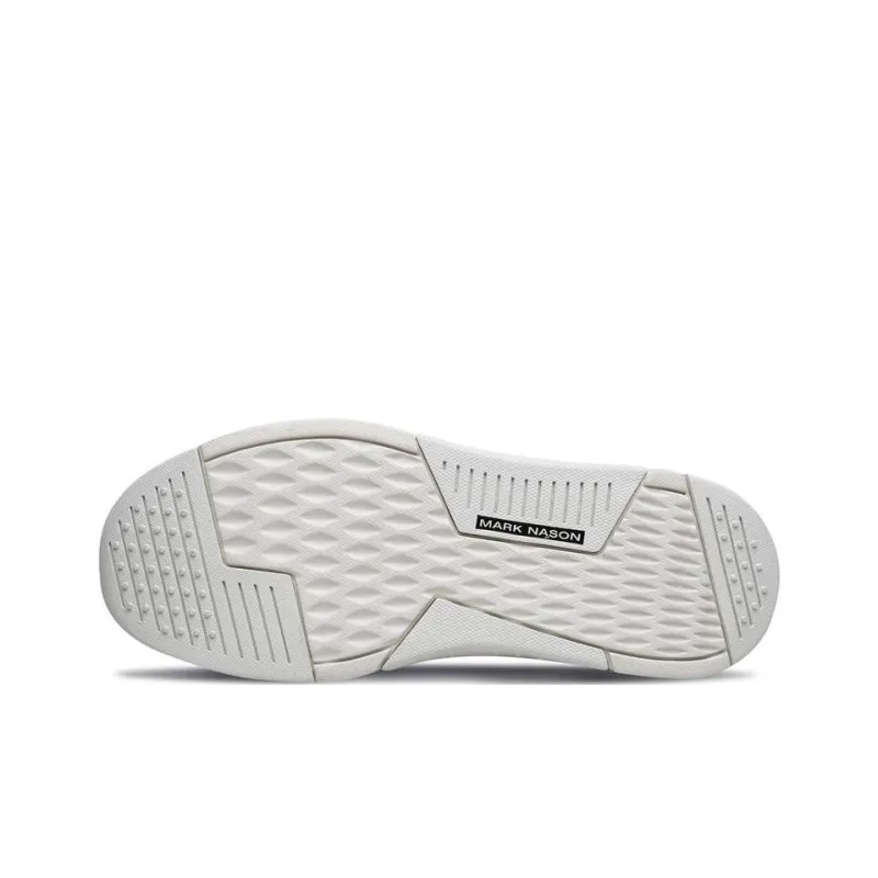 Skechers MARK NASON Modern Jogger Cushioning Anti-Slip And Wear-Resistant Low-Top Sports Casual Shoes White Silver-3