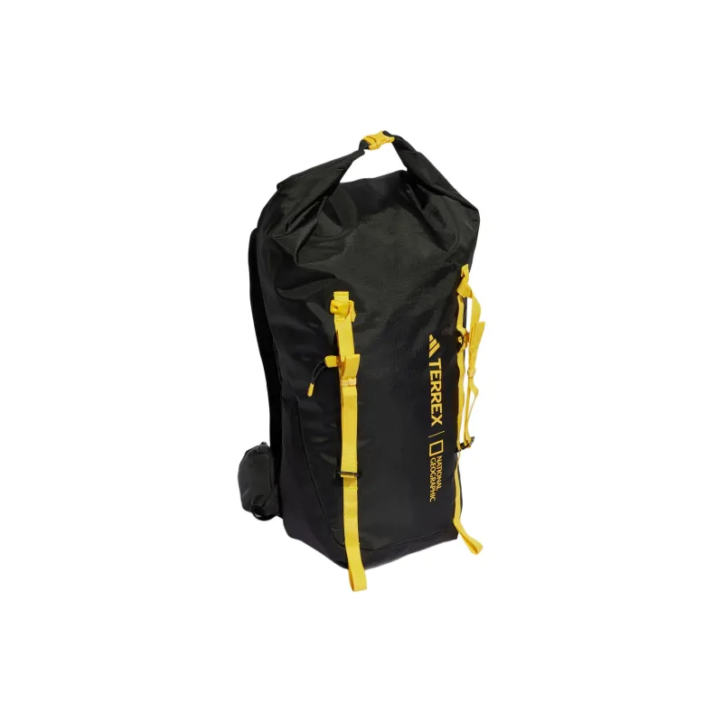 Adidas National Geographic Collaboration Recycled Polyester Outdoor Hiking Bag Backpacks Regular Unisex Black-1