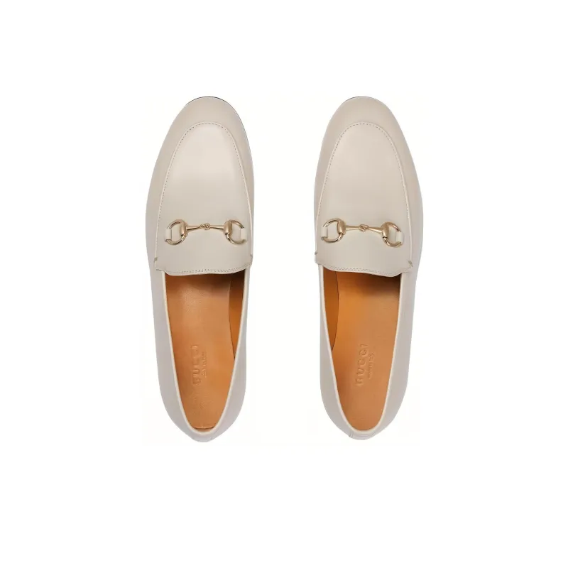 GUCCI Jordaan Loafers Women's Beige-5