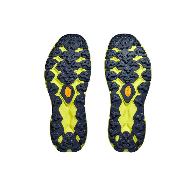 HOKA ONE ONE Speedgoat 5 Stone Blue Dark Citron-6