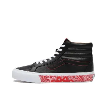 Sk8 Vans Hi Reissue Lx 'Bandana Black Racing Red'