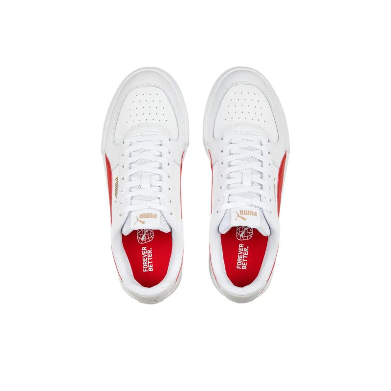 PUMA Caven Trainers 'White Red'-3