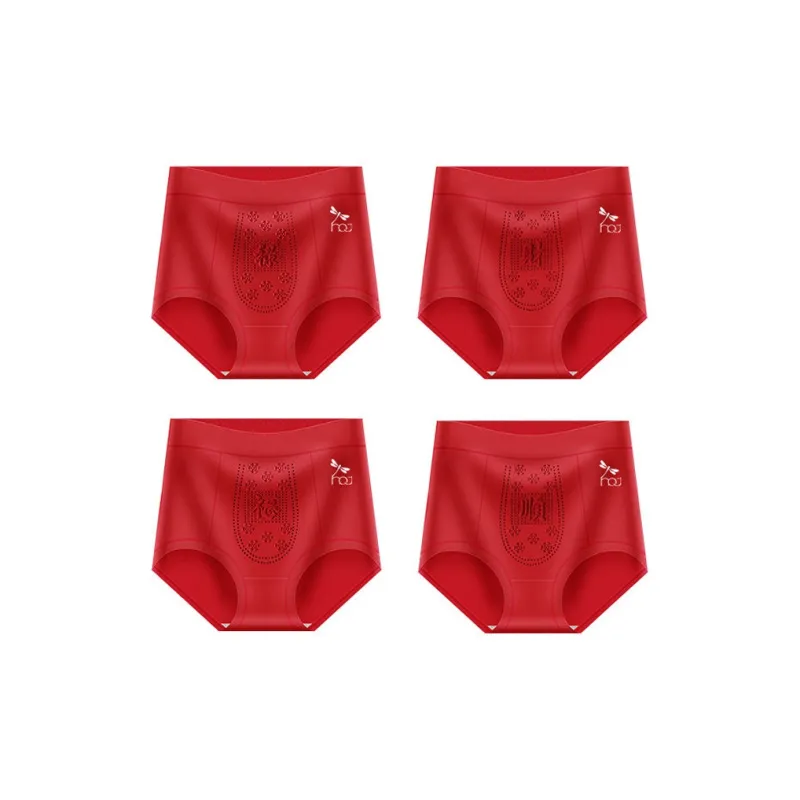 RED DRAGONFLY Cotton Panties Women's 4 Pack Box-8