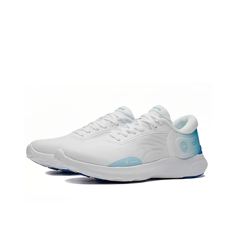 LiNing Qingyi LS Breathable Low-Top Sports Casual Shoes Men's White Blue-2