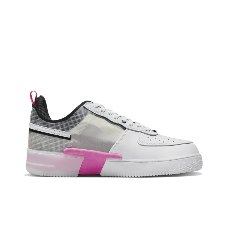 Nike Air Force 1 Low React White Black Pink Spell-1