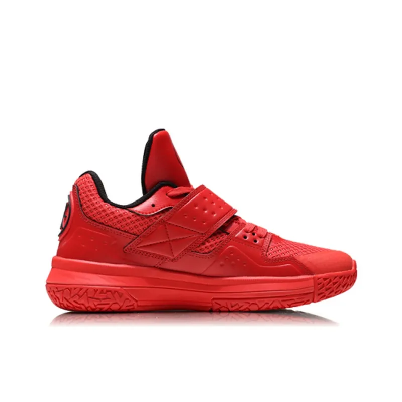 LiNing Battle Armor Low Top Basketball Shoes Men's Flame Red-1