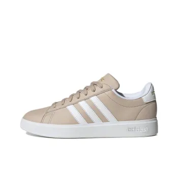 Adidas Neo Grand Court Wonder Taupe Cloud White Gold Metallic Women's
