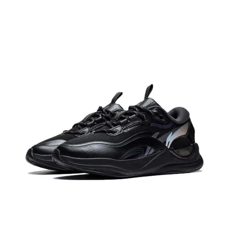 LiNing Cloud Extreme Lightweight Rebound Low Top Sports Casual Shoes Women's Black-2