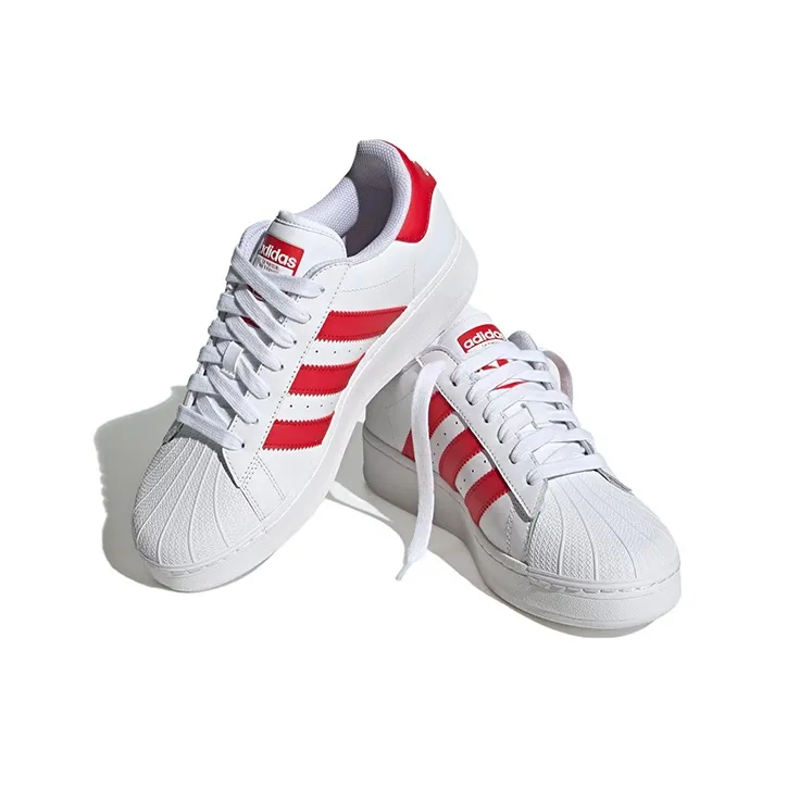 Superstar Adidas Originals Xlg 'White Scarlet'-2