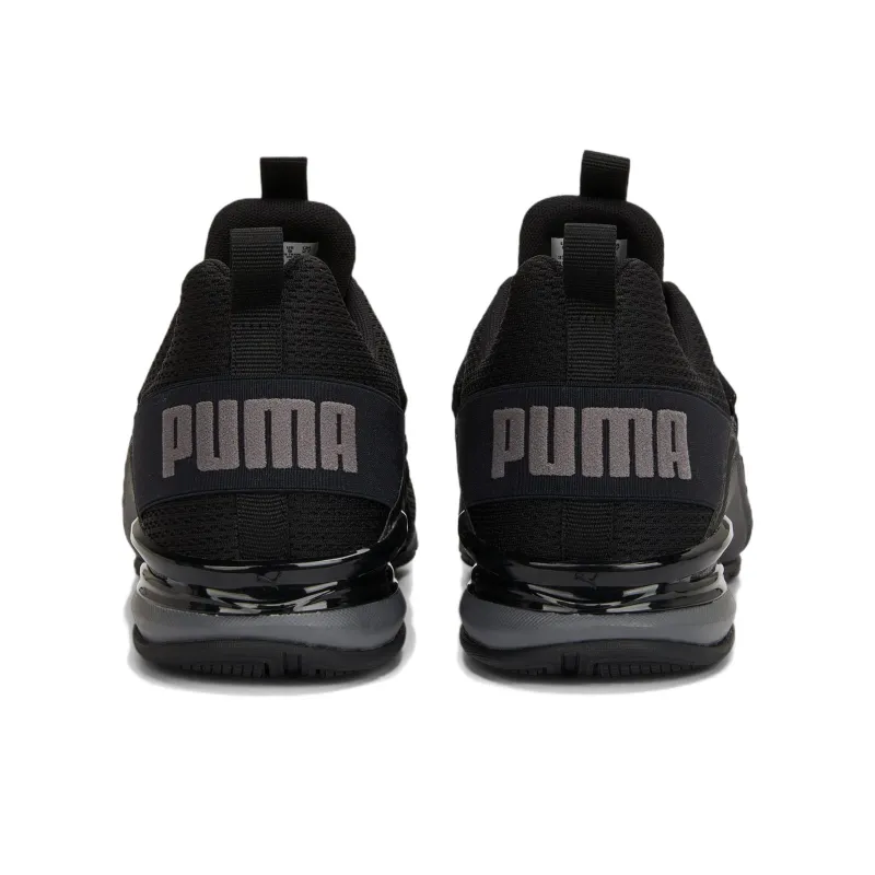 PUMA Axelion Anti Slip Wear Resistant Low Top Casual Running Shoes Men's Black-4