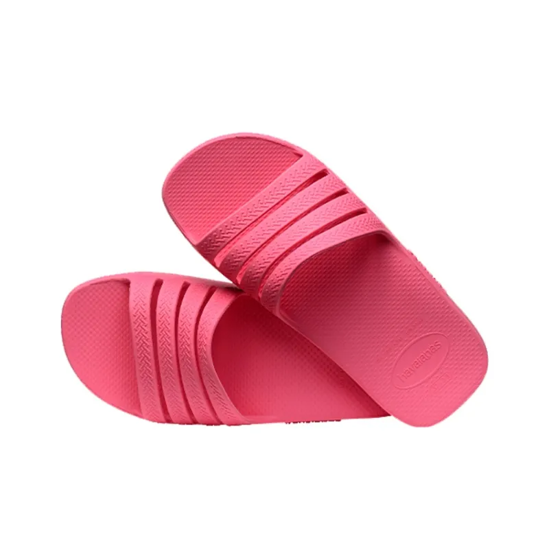 Havaianas Stradi Rubber Sole Slide Slippers Women's Pink Porcelain-2