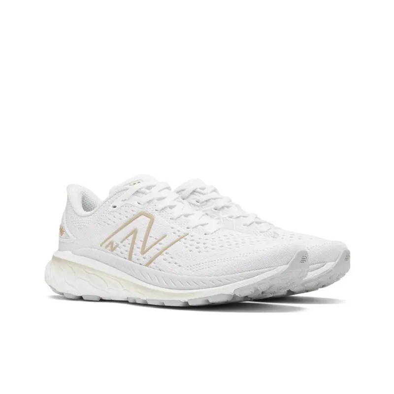 New Balance Fresh Foam X 860 V13 'White Light Gold Metallic' Women's-2