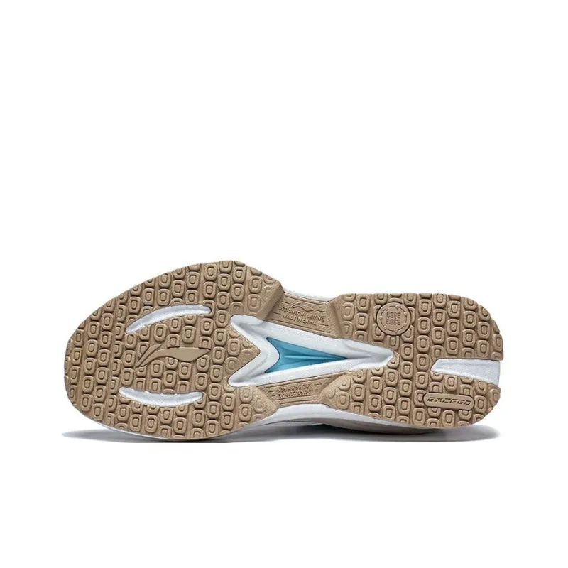 LiNing Exceed 7 Anti Slip Wear Resistant Low Top Casual Shoes Women's White Blue-3