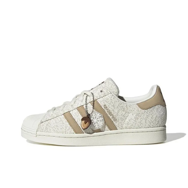 adidas originals Superstar White Khaki Women's-0