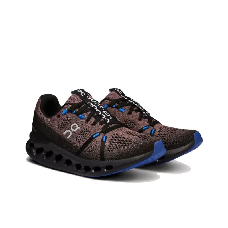 On Running Cloudsurfer Black Cobalt Women's-2