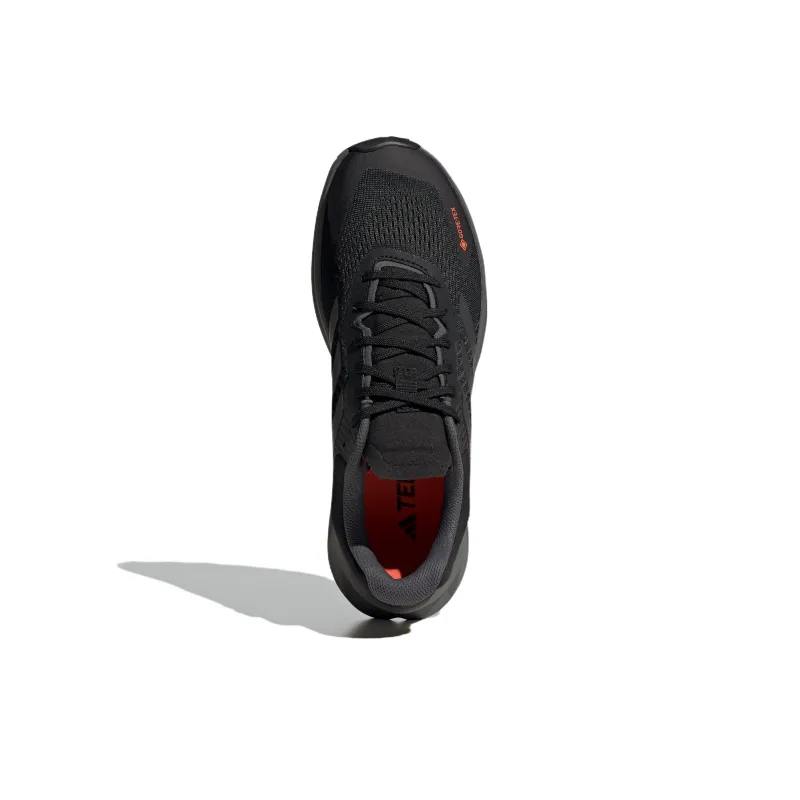 Adidas Terrex Soulstride Flow Gore Tex Core Black Grey Impact Orange-4
