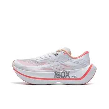 XTEP 160X 2.0 Pro Cushioning Anti Slip And Wear Resistant Low Top Marathon Running Shoes Women's White Red