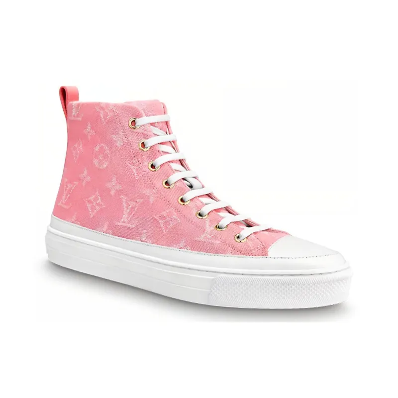 LOUIS VUITTON Stellar Stylish Skateboarding Shoes Women's Pink-1