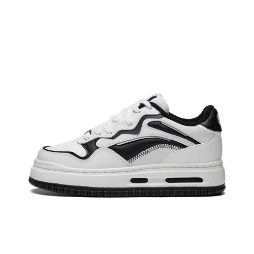 LINING Future C1 Skateboard Shoes Women's Low-Top White/Black