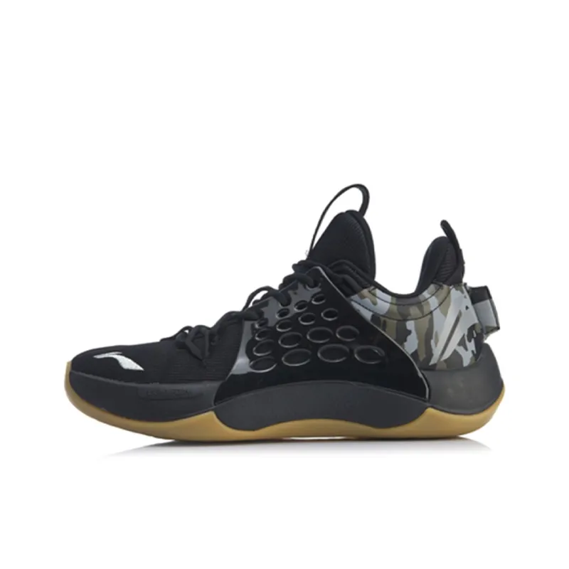 LINING SONIC 7 LOW Men's Basketball Shoes - Black/Brown-0