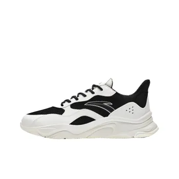 Anta Little Millennium Anti Slip Wear Resistant Low Top Casual Shoes Men's White Black
