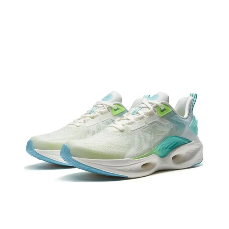 XTEP Qing Feng 6.0 Durable Breathable Low Top Running Shoes Men's Green-1