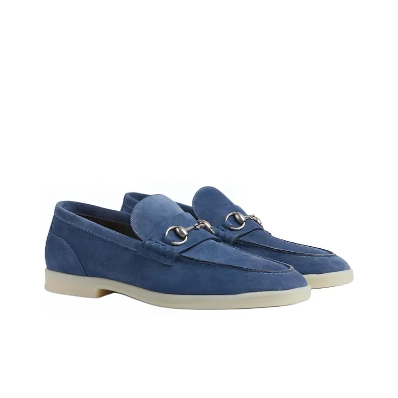 GUCCI Loafers Men Blue-2