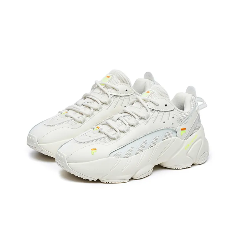 FILA FUSION ADE Anti-Slip Wear-Resistant Low-Top Running Shoes Women's Off-White-1