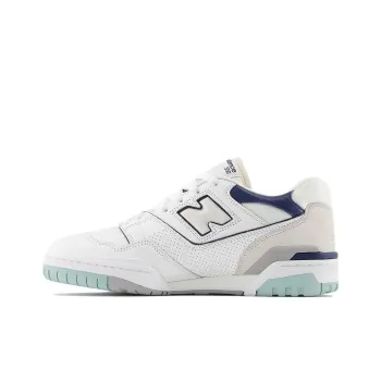 New Balance 550 White Winter Fog Navy