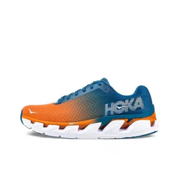 HOKA ONE ONE Elevon Series Running Shoes Men Low-Top Blue/Orange