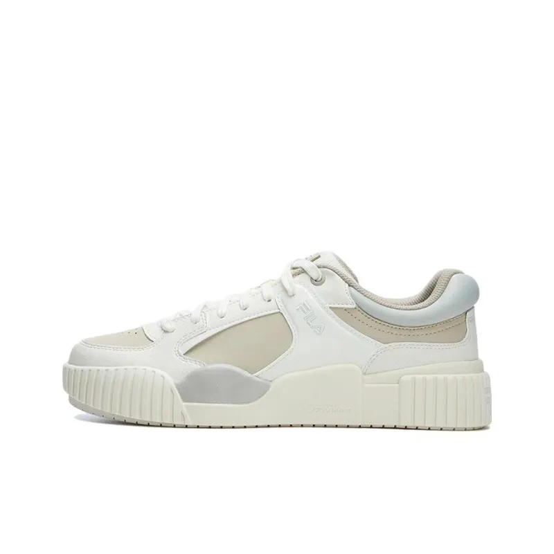 FILA Blocks Shoes 'White Beige Grey' Women's-0