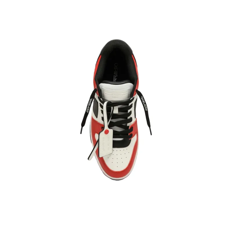 OFF-WHITE Out Of Office Low-Top Casual Shoes Men's Red-4