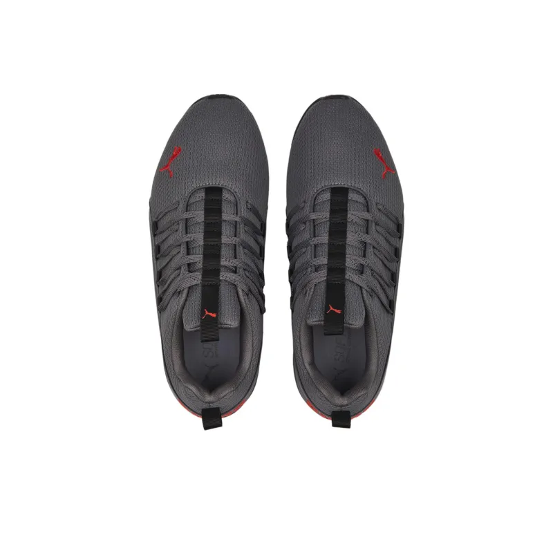 PUMA Axelion Refresh Anti-Slip Wear-Resistant Low-Top Running Shoes Gray-3