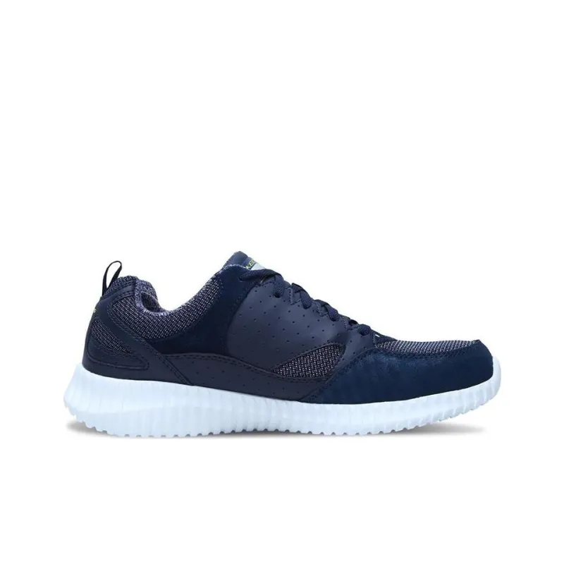 Skechers Elite Fle Cushioned Slip-Resistant Low-Top Sports Casual Shoes Navy-1