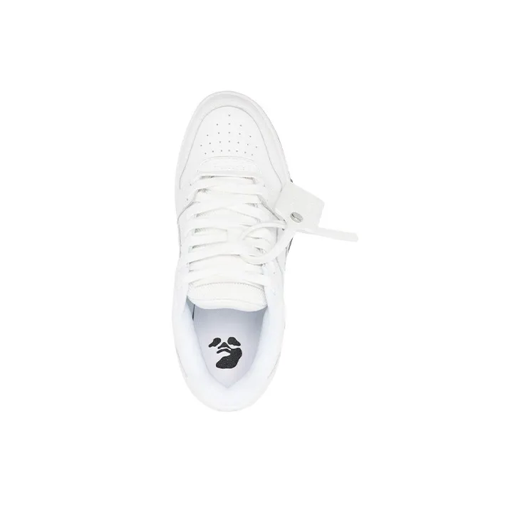 OFF WHITE Out Of Office Ooo 'For Walking' Low Tops White Lilac Women's-3